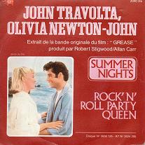 45T B O du film "Grease" par John Travolta et Olivia Newton-john