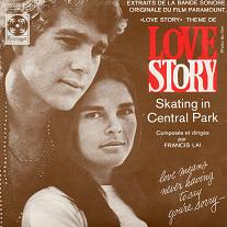 45T B O du film "Love story" par Francis Lai