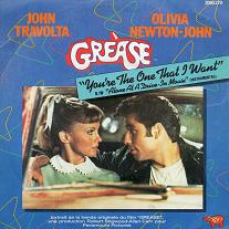 45T B O du film "Grease" par John Travolta et Olivia Newton-john