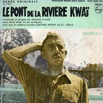 45T EP  B O du film "le pont de la riviere kwai"